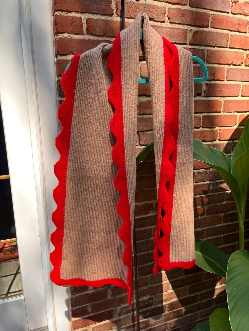 Anthropologie Maeve Scallop Edge Scarf NWT